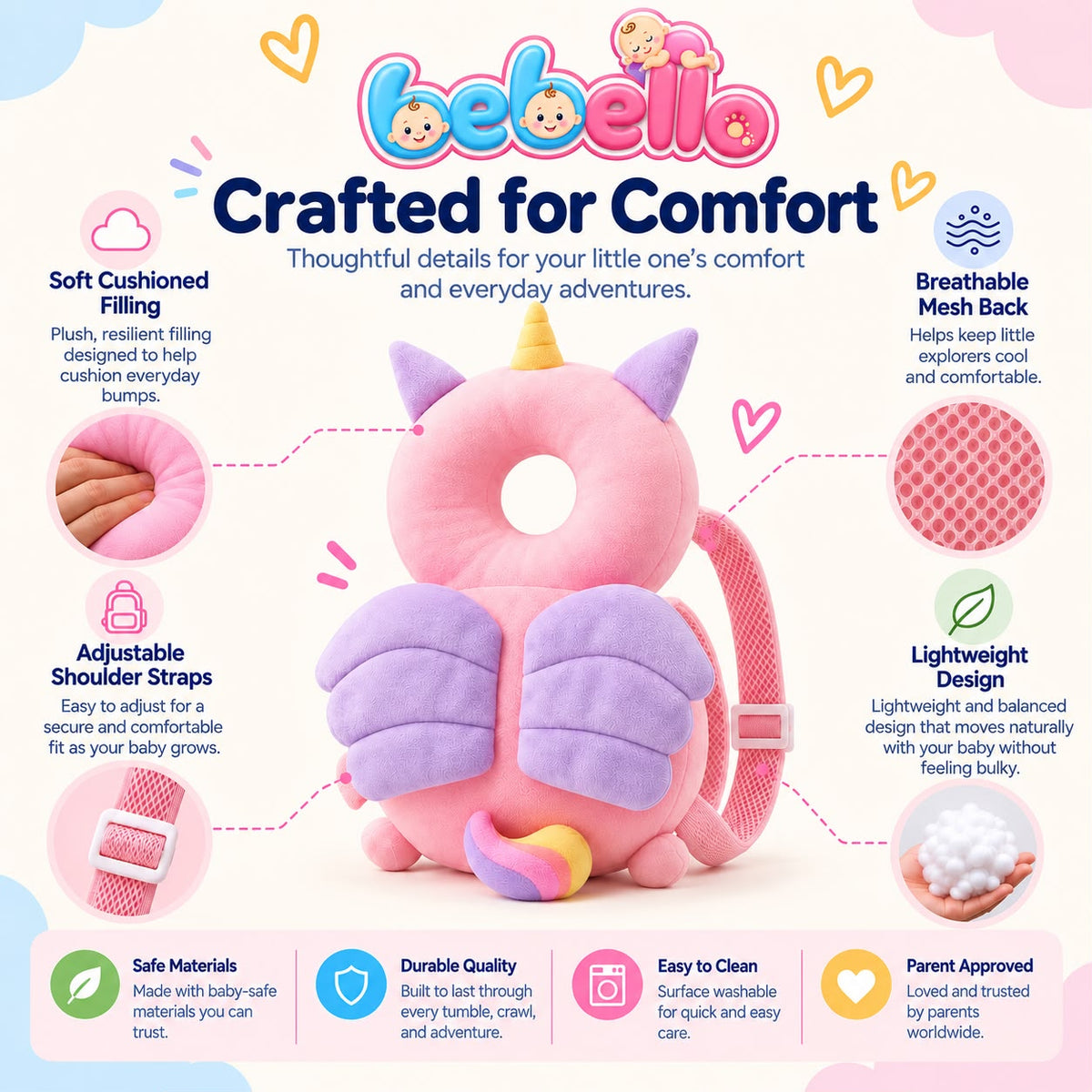 BEBELLO™ — Their Favorite Protective Backpack